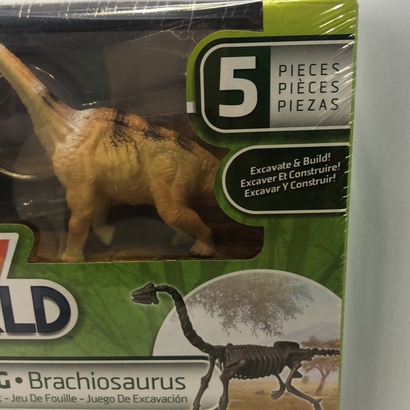 DINO DIG WOW WORLD NWT Science Tech Brachiosaurus excavation playset - Picture 3 of 9